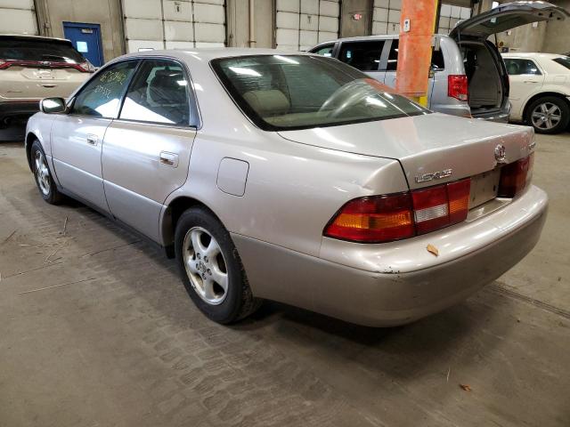 Photo 3 from auction – 1999 LEXUS ES 300 with VIN JT8BF28G3X5063108