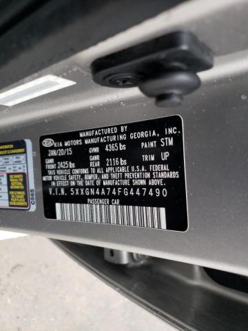Photo 10 from auction – 2015 KIA OPTIMA EX with VIN 5XXGN4A74FG447490