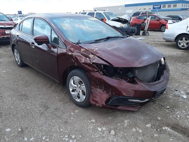 HONDA CIVIC EX 2015 with VIN 19XFB2F80FE089579 - Photo from auction