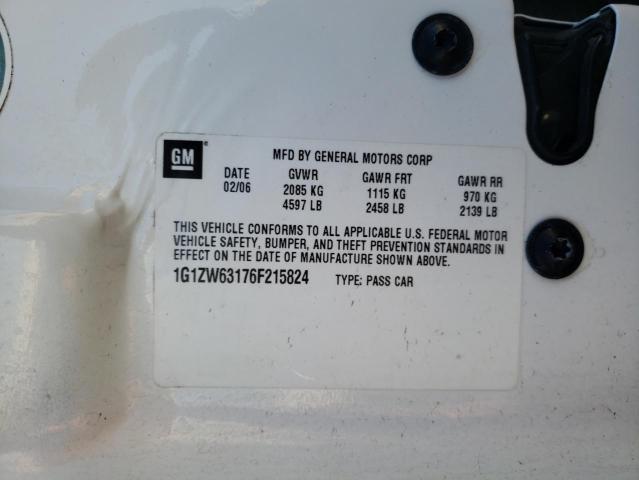 Photo 10 from auction – 2006 CHEVROLET MALIBU MAX with VIN 1G1ZW63176F215824