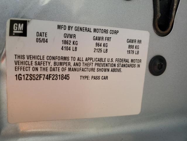 Photo 10 from auction – 2004 CHEVROLET MALIBU with VIN 1G1ZS52F74F231845