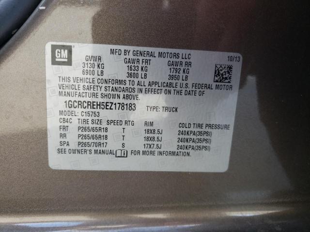 Photo 10 from auction – 2014 CHEVROLET SILVERADO with VIN 1GCRCREH5EZ178183