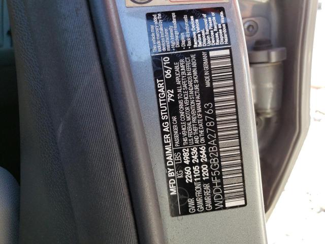 Photo 10 from auction – 2011 MERCEDES-BENZ E 350 with VIN WDDHF5GB2BA278763