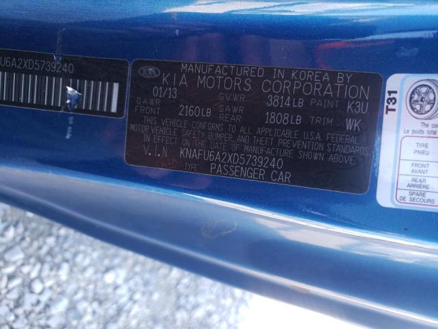 Photo 10 from auction – 2013 KIA FORTE EX with VIN KNAFU6A2XD5739240