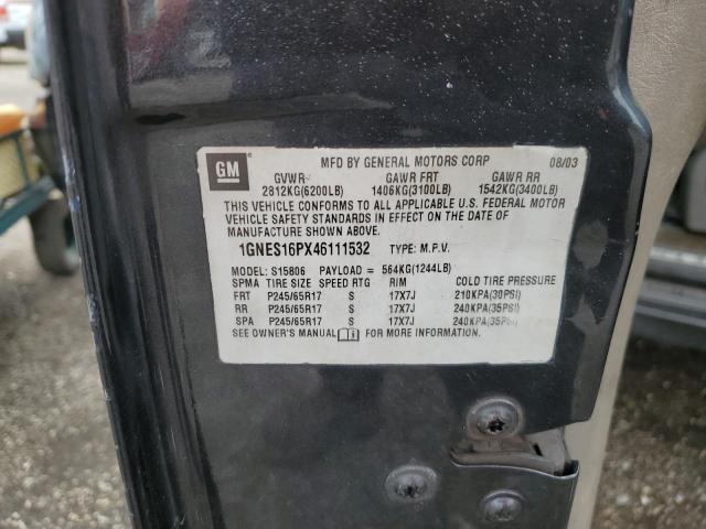 Photo 10 from auction – 2003 CHEVROLET TRAILBLAZE with VIN 1GNDS13S432276146