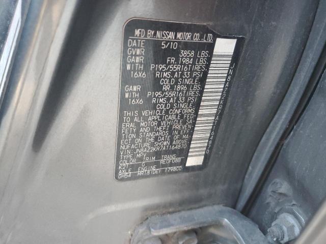 Photo 10 from auction – 2010 NISSAN CUBE BASE with VIN JN8AZ2KR7AT164870