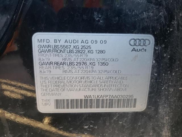 Photo 14 from auction – 2010 AUDI Q5 PREMIUM with VIN WA1LKAFP7AA030295