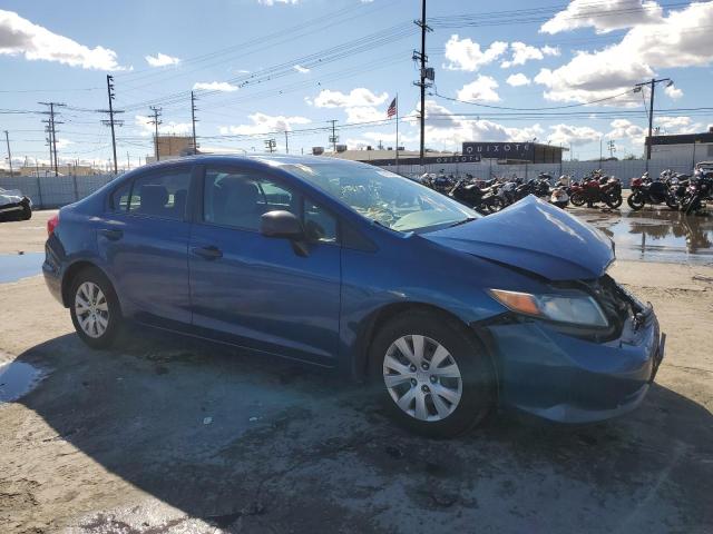 HONDA CIVIC DX 2012 with VIN 2HGFB2F25CH501184 - Photo from auction