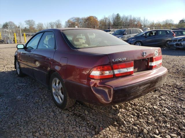 Photo 3 from auction – 2000 LEXUS ES 300 with VIN JT8BF28G8Y0265747