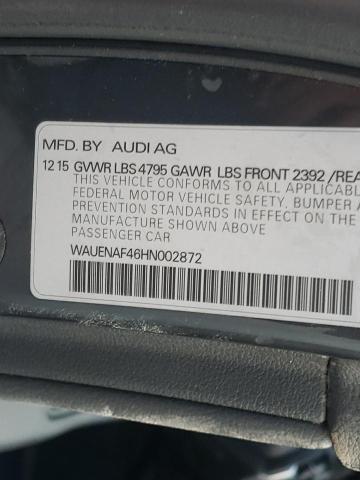 Photo 10 from auction – 2017 AUDI A4 PREMIUM with VIN WAUENAF46HN002872