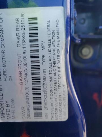 Photo 10 from auction – 2013 FORD EDGE SEL with VIN 2FMDK3J90DBA98781