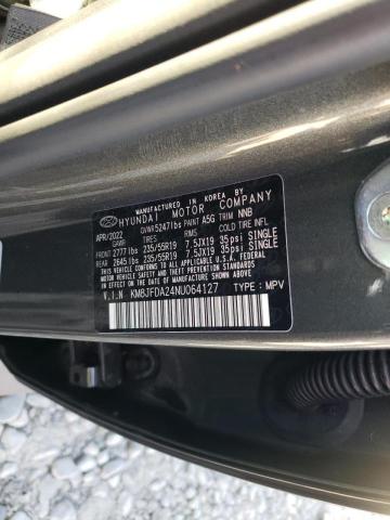 Photo 10 from auction – 2022 HYUNDAI TUCSON LIM with VIN KM8JFDA24NU064127