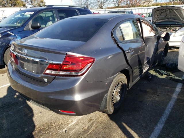 Photo 4 from auction – 2014 HONDA CIVIC LX with VIN 19XFB2F50EE012389