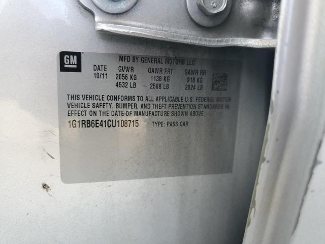 Photo 10 from auction – 2012 CHEVROLET VOLT with VIN 1G1RB6E41CU108715
