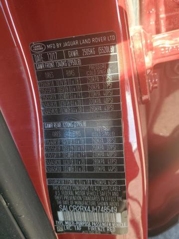 Photo 10 from auction – 2018 LAND ROVER DISCOVERY with VIN SALCR2RX4JH748549