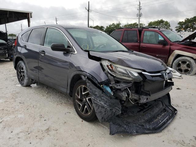 Photo 1 from auction – 2016 HONDA CR-V SE with VIN 2HKRM3H4XGH523110