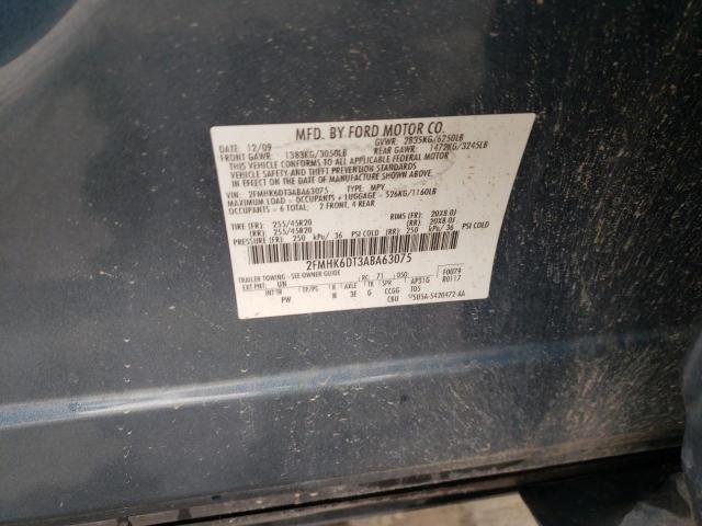 Photo 10 from auction – 2010 FORD FLEX LIMIT with VIN 2FMHK6DT3ABA63075