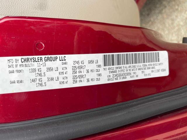 Photo 10 from auction – 2014 DODGE GRAND CARA with VIN 2C4RDGBG4ER238994