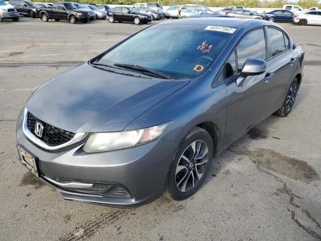 Photo 2 from auction – 2013 HONDA CIVIC EX with VIN 19XFB2F80DE233838