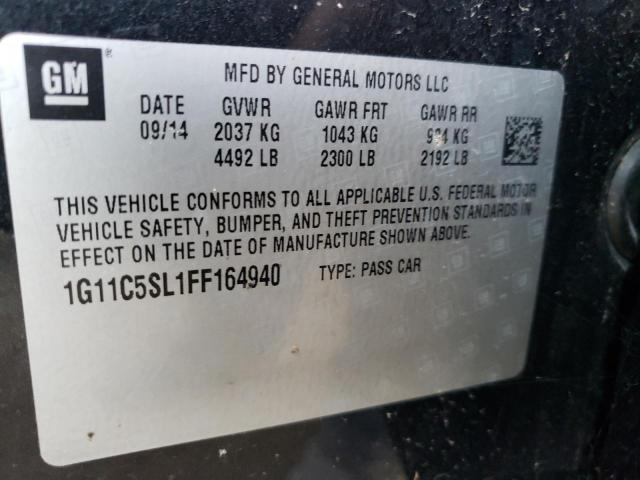 Photo 10 from auction – 2015 CHEVROLET MALIBU LT1 with VIN 1G11C5SL1FF164940