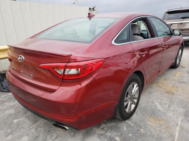 Photo 4 from auction – 2016 HYUNDAI SONATA SE with VIN 5NPE24AF7GH287280