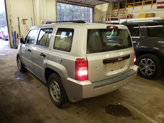 Photo 3 from auction – 2009 JEEP PATRIOT SP with VIN 1J4FT28A29D170158