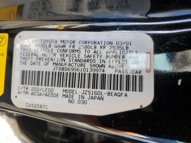 Photo 10 from auction – 2001 LEXUS GS 300 with VIN JT8BD69S610139974