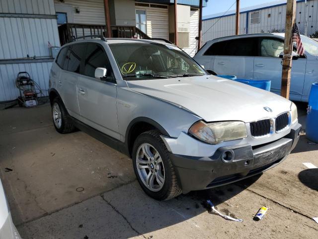 BMW X3 3.0I 2005 with VIN WBXPA93495WD02377 - Photo from auction