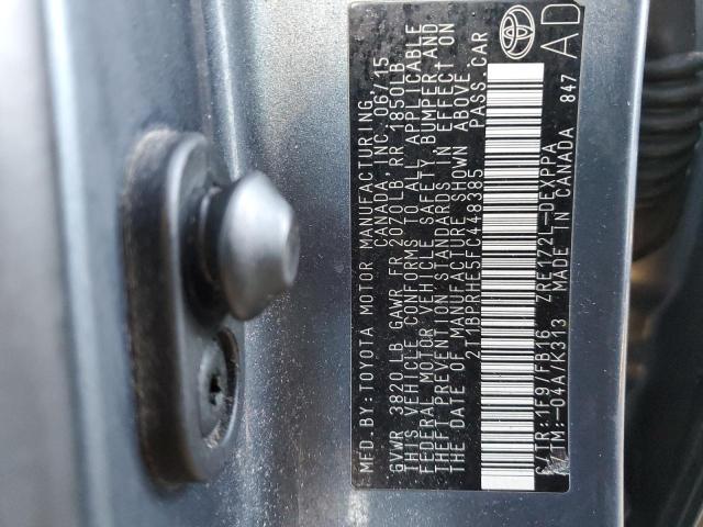 Photo 10 from auction – 2015 TOYOTA COROLLA EC with VIN 2T1BPRHE5FC448385