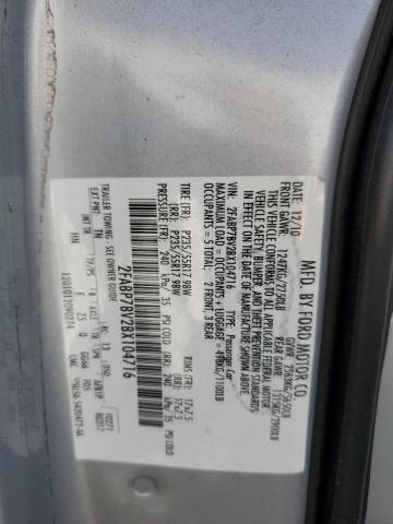 Photo 10 from auction – 2011 FORD CROWN VICT with VIN 2FABP7BV2BX104716