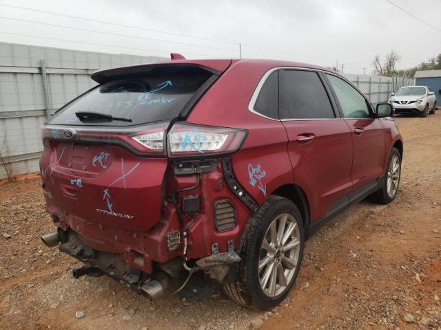 Photo 4 from auction – 2017 FORD EDGE TITAN with VIN 2FMPK3K83HBB46329