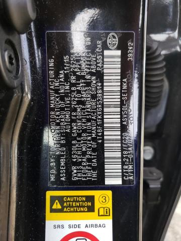 Photo 10 from auction – 2016 TOYOTA CAMRY LE with VIN 4T4BF1FKXGR538814