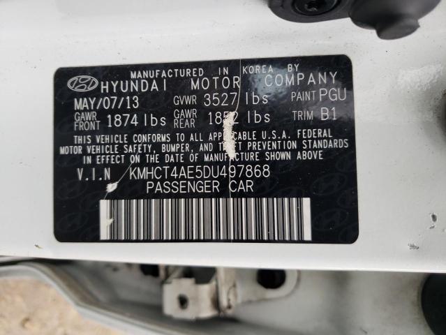 Photo 10 from auction – 2013 HYUNDAI ACCENT GLS with VIN KMHCT4AE5DU497868