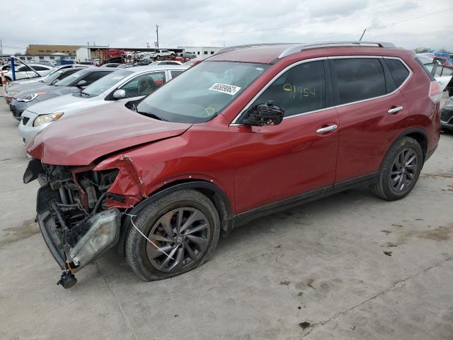 NISSAN ROGUE S 2016 with VIN 5N1AT2MT2GC780163 - Photo from auction