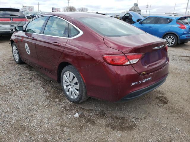 Photo 3 from auction – 2015 CHRYSLER 200 LX with VIN 1C3CCCFB9FN760975