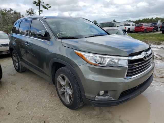 TOYOTA HIGHLANDER 2015 with VIN 5TDYKRFH1FS052581 - Photo from auction
