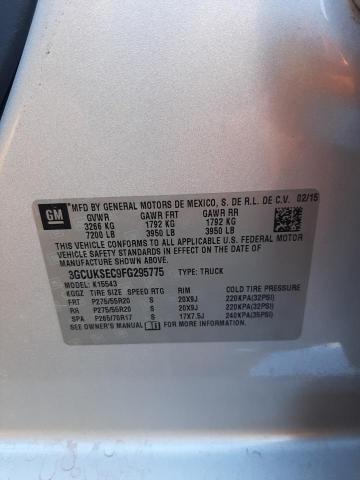 Photo 10 from auction – 2015 CHEVROLET SILVERADO with VIN 3GCUKSEC9FG295775