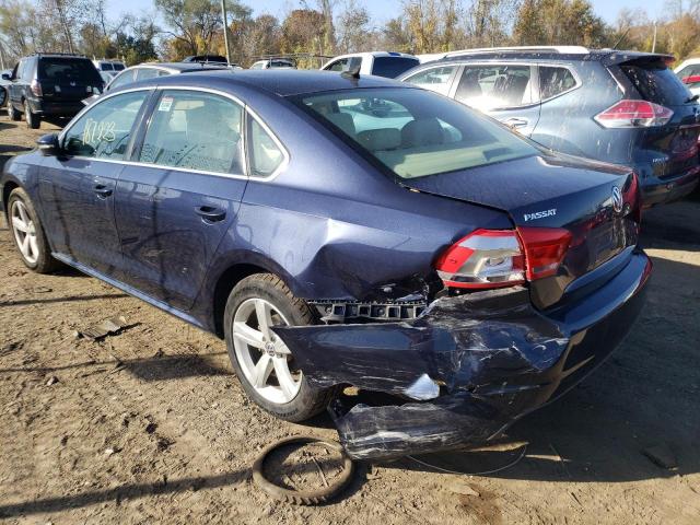 Photo 3 from auction – 2012 VOLKSWAGEN PASSAT SE with VIN 1VWBP7A36CC022929