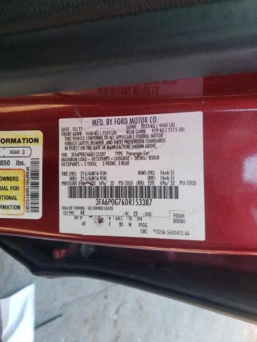 Photo 10 from auction – 2013 FORD FUSION S with VIN 3FA6P0G76DR153387