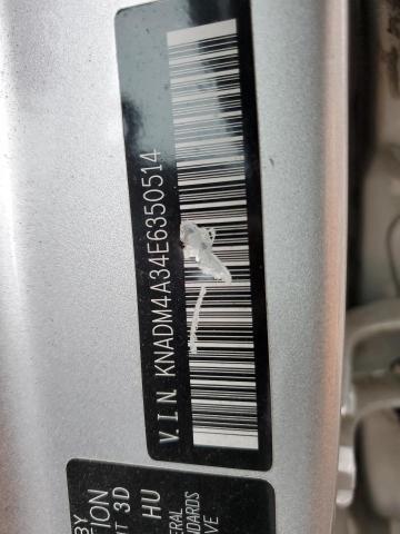 Photo 10 from auction – 2014 KIA RIO LX with VIN KNADM4A34E6350514