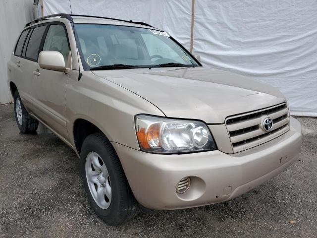 TOYOTA HIGHLANDER 2005 with VIN JTEGD21A750117941 - Photo from auction