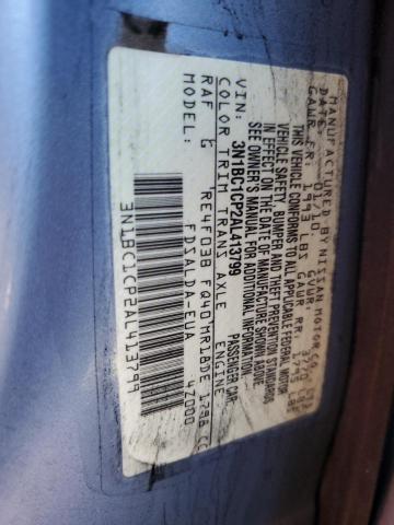 Photo 10 from auction – 2010 NISSAN VERSA S with VIN 3N1BC1CP2AL413799