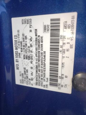 Photo 10 from auction – 2011 FORD RANGER SUP with VIN 1FTKR1EE5BPA54638