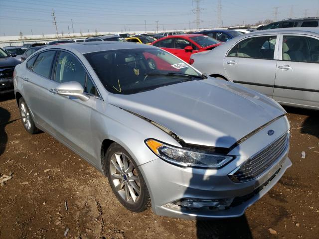 FORD FUSION SE 2017 with VIN 3FA6P0HD1HR129203 - Photo from auction