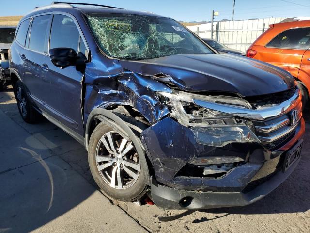 HONDA PILOT EXL 2016 with VIN 5FNYF6H59GB022028 - Photo from auction
