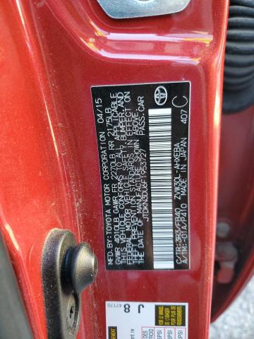 Photo 10 from auction – 2015 TOYOTA PRIUS with VIN JTDKN3DU6F1953727