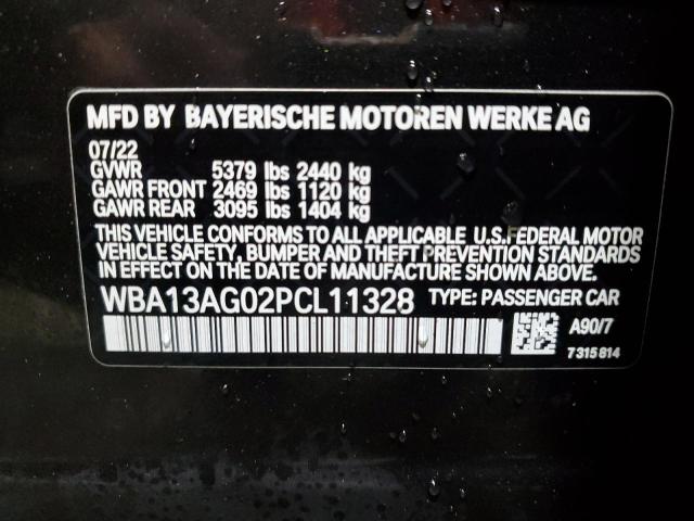 Photo 10 from auction – 2023 BMW 530E with VIN WBA13AG02PCL11328