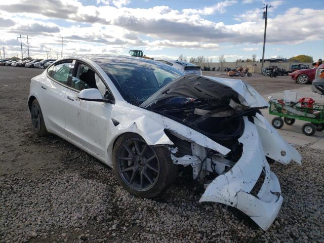 TESLA MODEL 3 2022 with VIN 5YJ3E1EBXNF194060 - Photo from auction