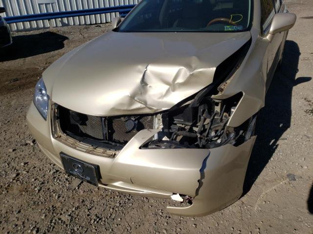 Photo 9 from auction – 2007 LEXUS ES 350 with VIN JTHBJ46G672037875