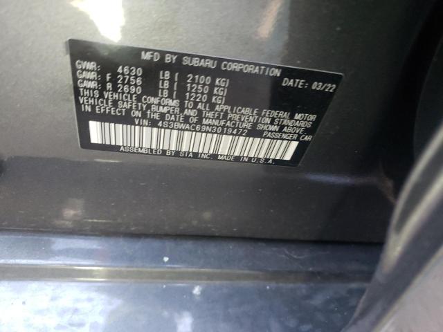 Photo 10 from auction – 2022 SUBARU LEGACY PRE with VIN 4S3BWAC69N3019472